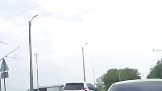 New Train And Nissan SUV