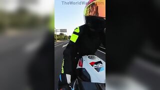 Tesla Driver's Carelessness Ruins Cyclist's Day