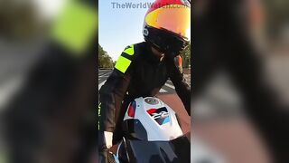 Tesla Driver's Carelessness Ruins Cyclist's Day