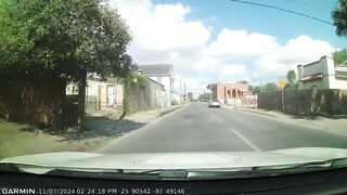 One-way Street, Another Driver Turning Left From Right