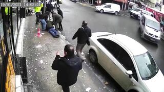 Pedestrian Injured By Falling Ice