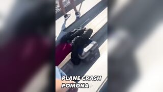 Plane Crashes In Crowded Parking Lot