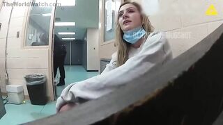 Pretty But Annoying Nurse Wants E-cigarette After Knocking Down Pedestrian