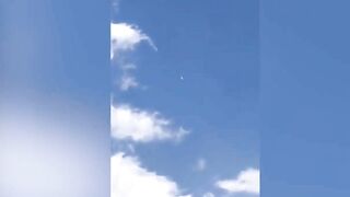Rocket Crash Causes Orange Chemical Cloud