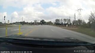 SUV Driver On Phone Jumps Guardrail, Hits Camera Car