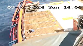 Shocking Moment Crew Members Die In Gas Explosion On Board Ship