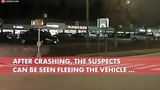 Shocking Footage Shows Dramatic Accident As Teens Flee Scene