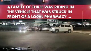 Shocking Footage Shows Dramatic Accident As Teens Flee Scene
