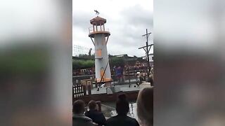 Shocking Moment: Legoland Acrobat Injured During Live Show