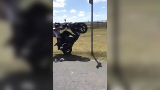 Showy Bikers Pay The Price