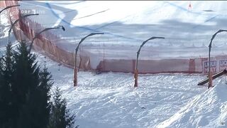 Falling While Skiing