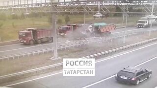 Slow-moving Truck Causes Accident