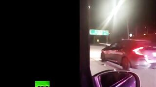 Small Plane Makes Emergency Landing On US Highway