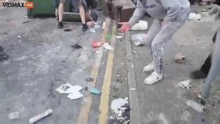 Nangang Thug Hit In The Head With A Brick