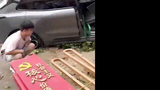 Speeder Drags Three Motorcyclists