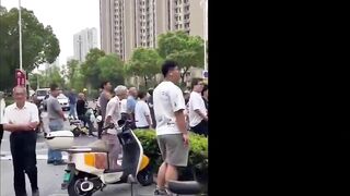 Speeder Drags Three Motorcyclists
