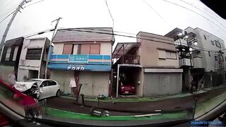 Speeding Car Collides With Subaru