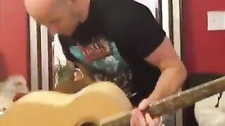 Chair Collapses And Stabs Guitarist In The Anus