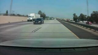 Street Racer Knocks Innocent Driver Under Semi-trailer