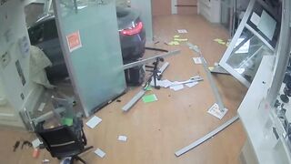 CCTV Footage Shows Car Crashing Into Hospital Emergency Room