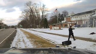 Suspect Explodes After North Olmsted Police Chase Him