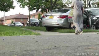 TV Crew Filming Hit-and-run Incident