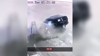 Tahoe Driver Crashes Into Dumpster While Filming