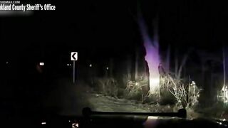 Police Rescue Teen From Burning Car After High-speed Crash