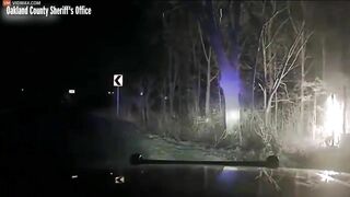 Police Rescue Teen From Burning Car After High-speed Crash