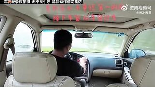 Shocking Video Shows Chinese Man Crashing Car Into Lake