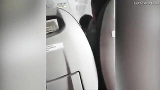 Terrifying Moment: Passengers Cling To Their Seats As Plane Is Forced To Land
