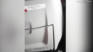 Terrifying Moment: Passengers Cling To Their Seats As Plane Is Forced To Land