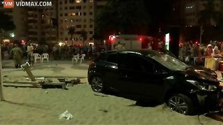 Car Behind Fatal Accident At Rio's Copacabana Beach