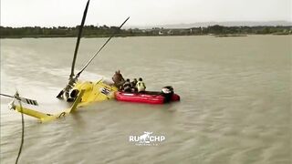 Firefighting Helicopter Crashes In Spain