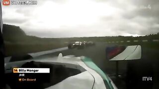 Terrifying Moment Billy Monger Crashes At Donington Park