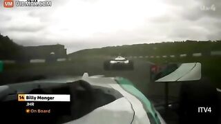 Terrifying Moment Billy Monger Crashes At Donington Park