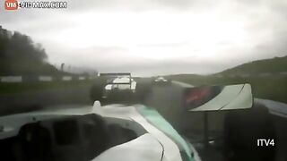 Terrifying Moment Billy Monger Crashes At Donington Park