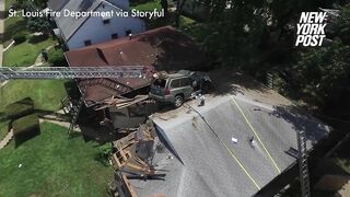 The Car Crashed Into A House