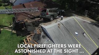 The Car Crashed Into A House