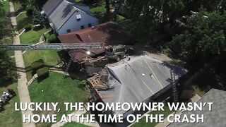 The Car Crashed Into A House