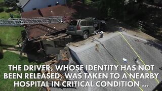 The Car Crashed Into A House