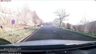 Three Cars Thrown From A UK Road In Terrifying Overtaking Manoeuvre