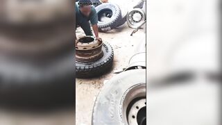 Tire Fitter Loses Tooth While Changing Tire