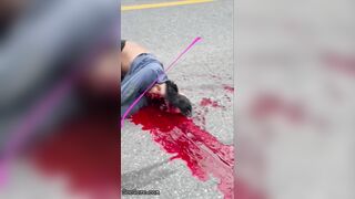 Face Torn And Brains Splattered
