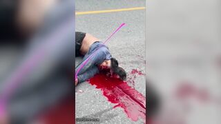 Face Torn And Brains Splattered