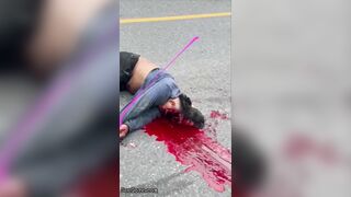 Face Torn And Brains Splattered