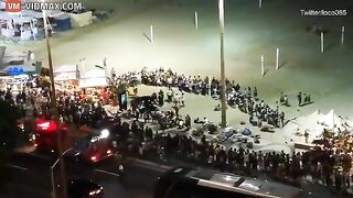 Tourists Filmed The Terrifying Scene At Copacabana Beach On The 10th Floor Of A Hotel
