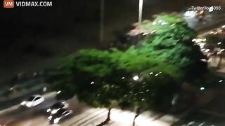 Tourists Filmed The Terrifying Scene At Copacabana Beach On The 10th Floor Of A Hotel