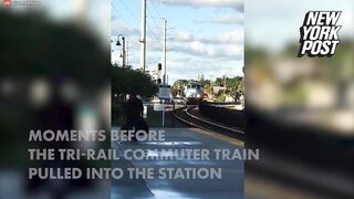 Train Collides With Broken-down Carriage