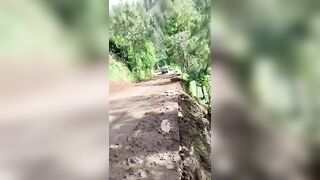 The Truck Driver Lost His Truck. All Three Of Them Were Lucky.